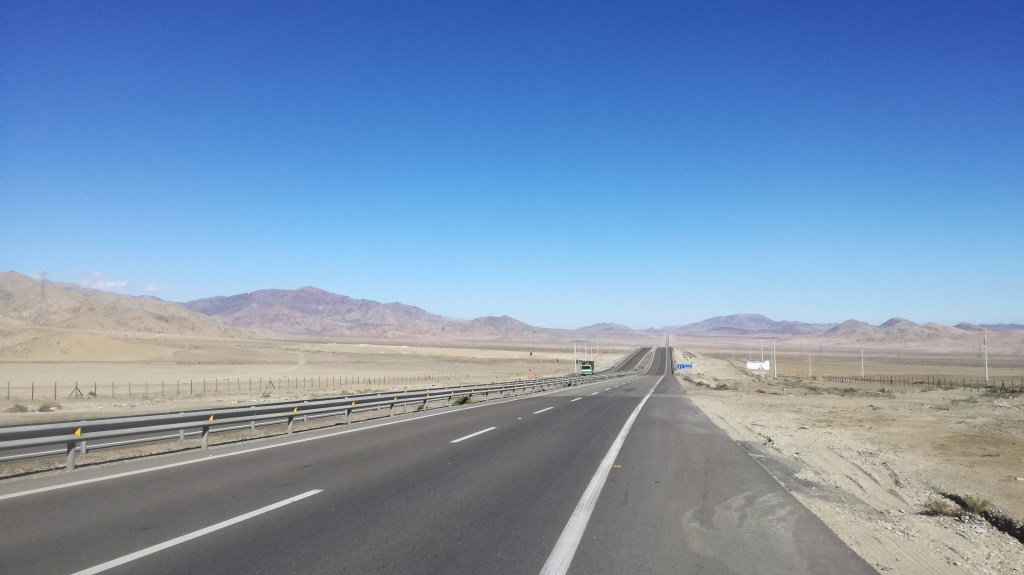 Ruta de Copiapo a la Serena Chile